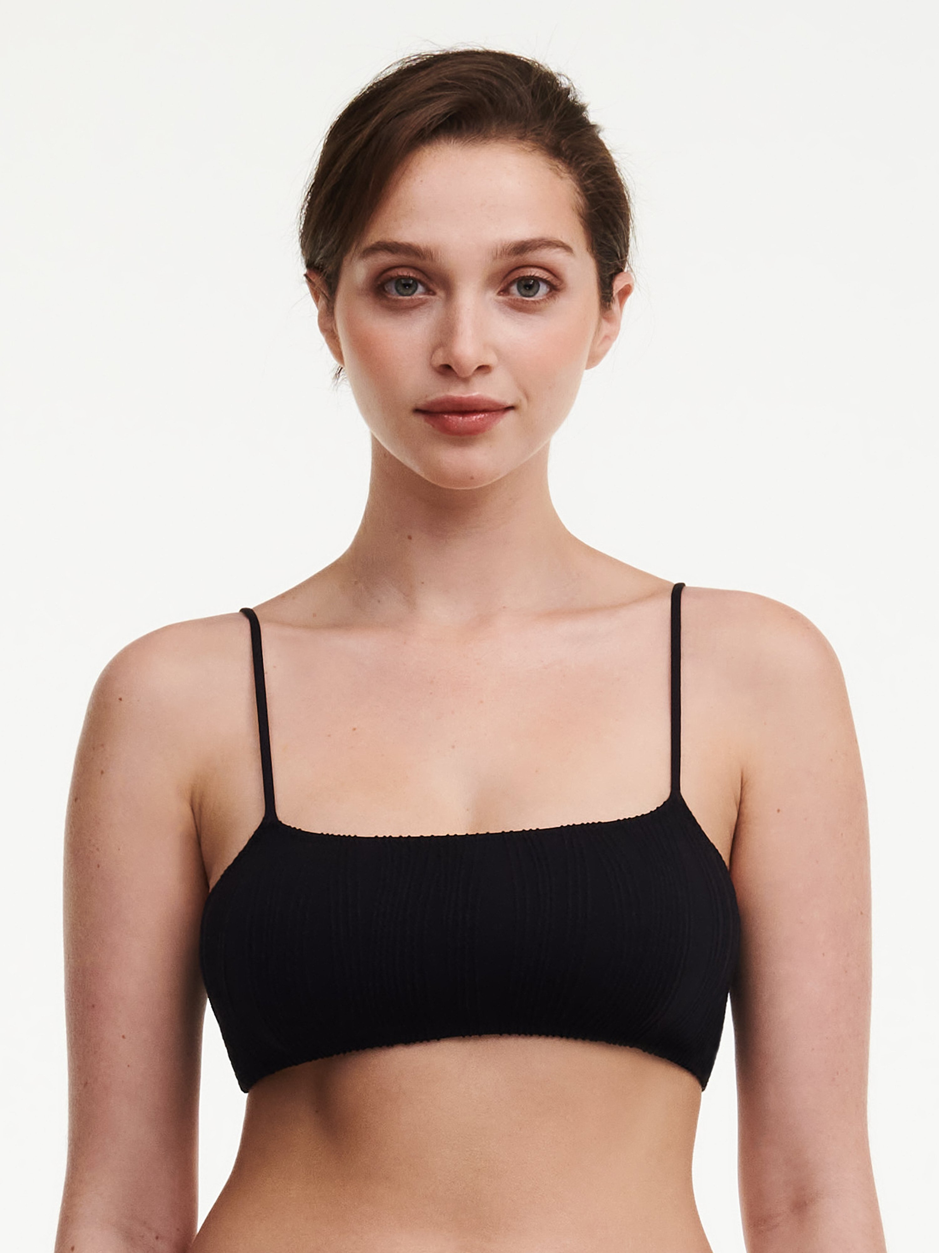 Haut de maillot de bain sans armature coques