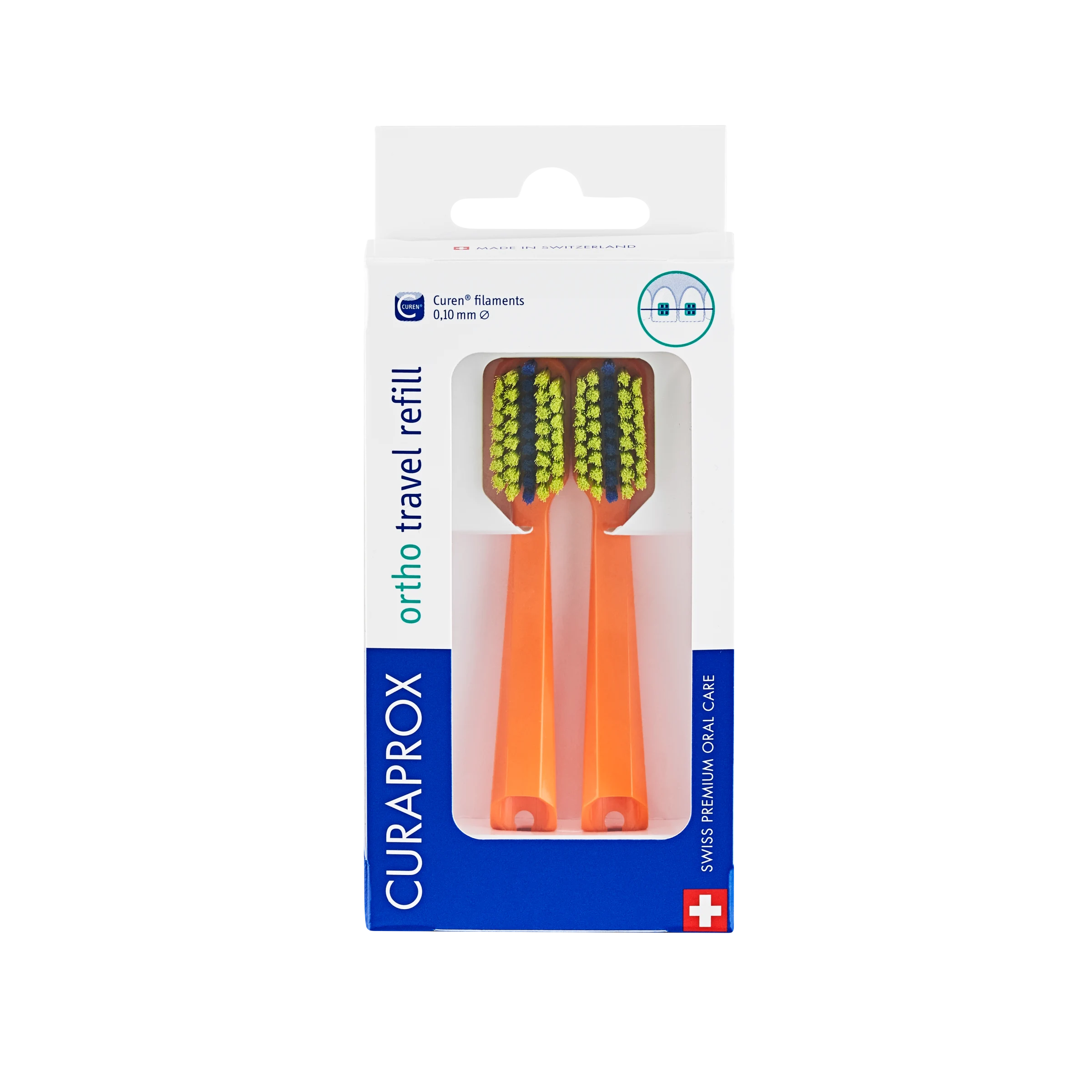 Ortho Travel set spare brush head for CS 5460