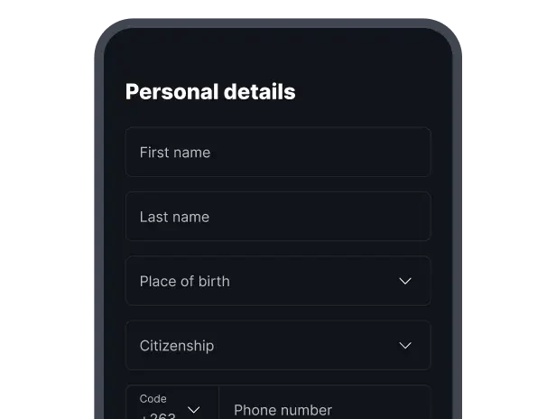 Create your account