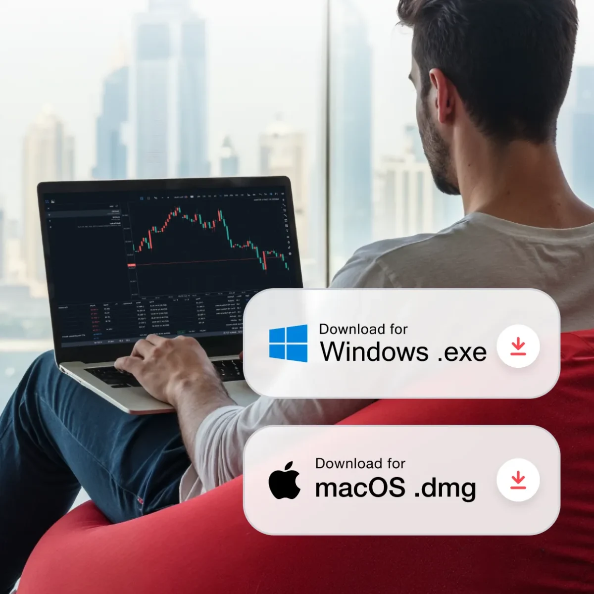 ⵜⵉⵇⵇⵏⵉⵡⵉⵏ ⵏ ⴰⵙⵉⴷⴼ ⵉ Windows ⴷ macOS ⵢⴰⵜ ⵜⴰⵎⴰ ⵏ ⵢⴰⵏ ⵉⵙⵙⵎⵔⴰⵙⵏ Deriv MT5 ⴳ laptop