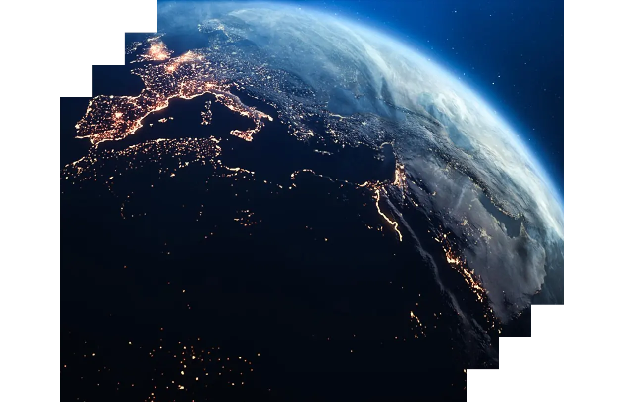 Planet Earth seen from space