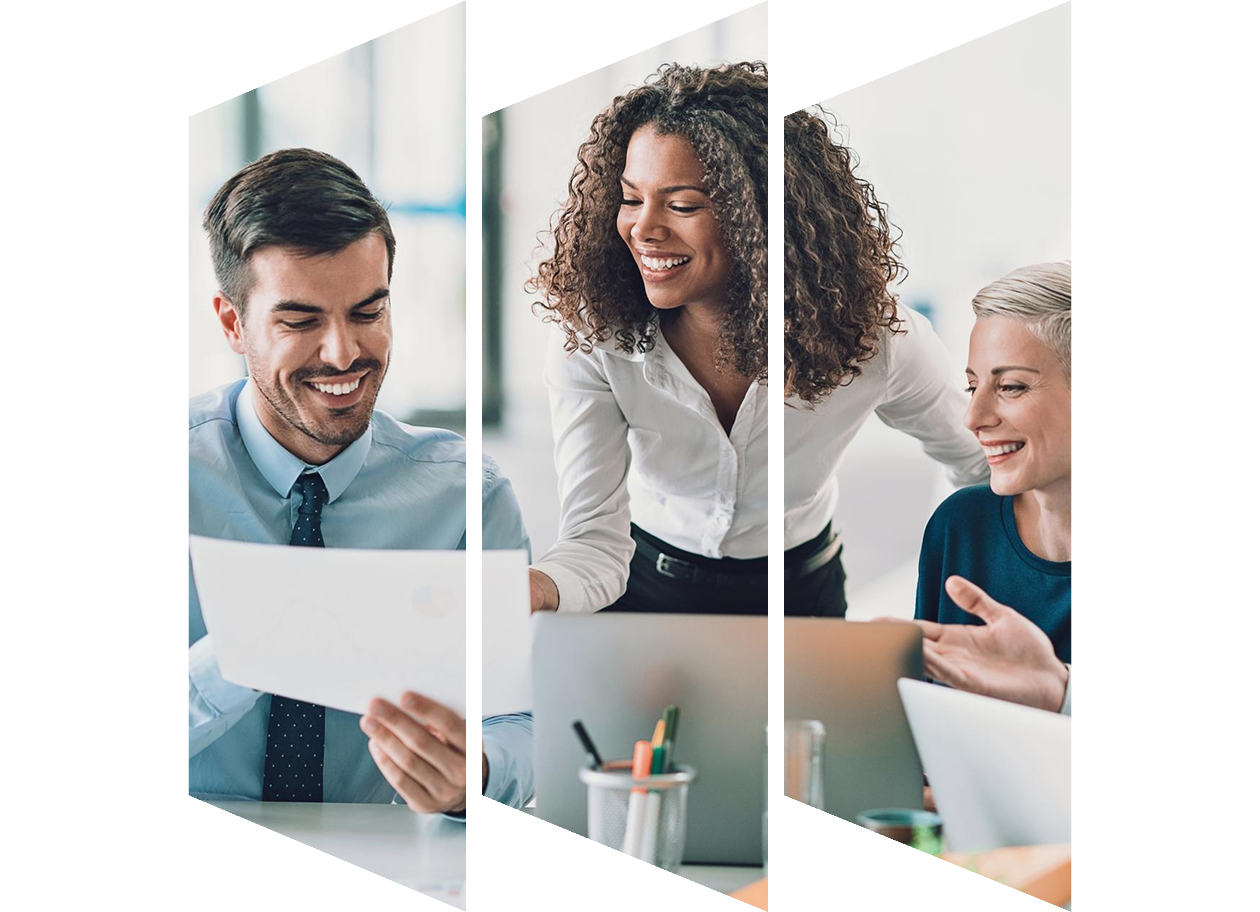 Multi-ethnic group of entrepreneurs discussing business