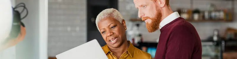 Showing a Colleague Business Plans