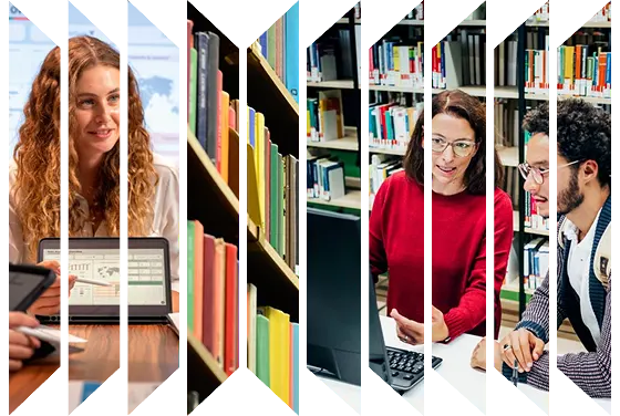 Colourful accordion of various images