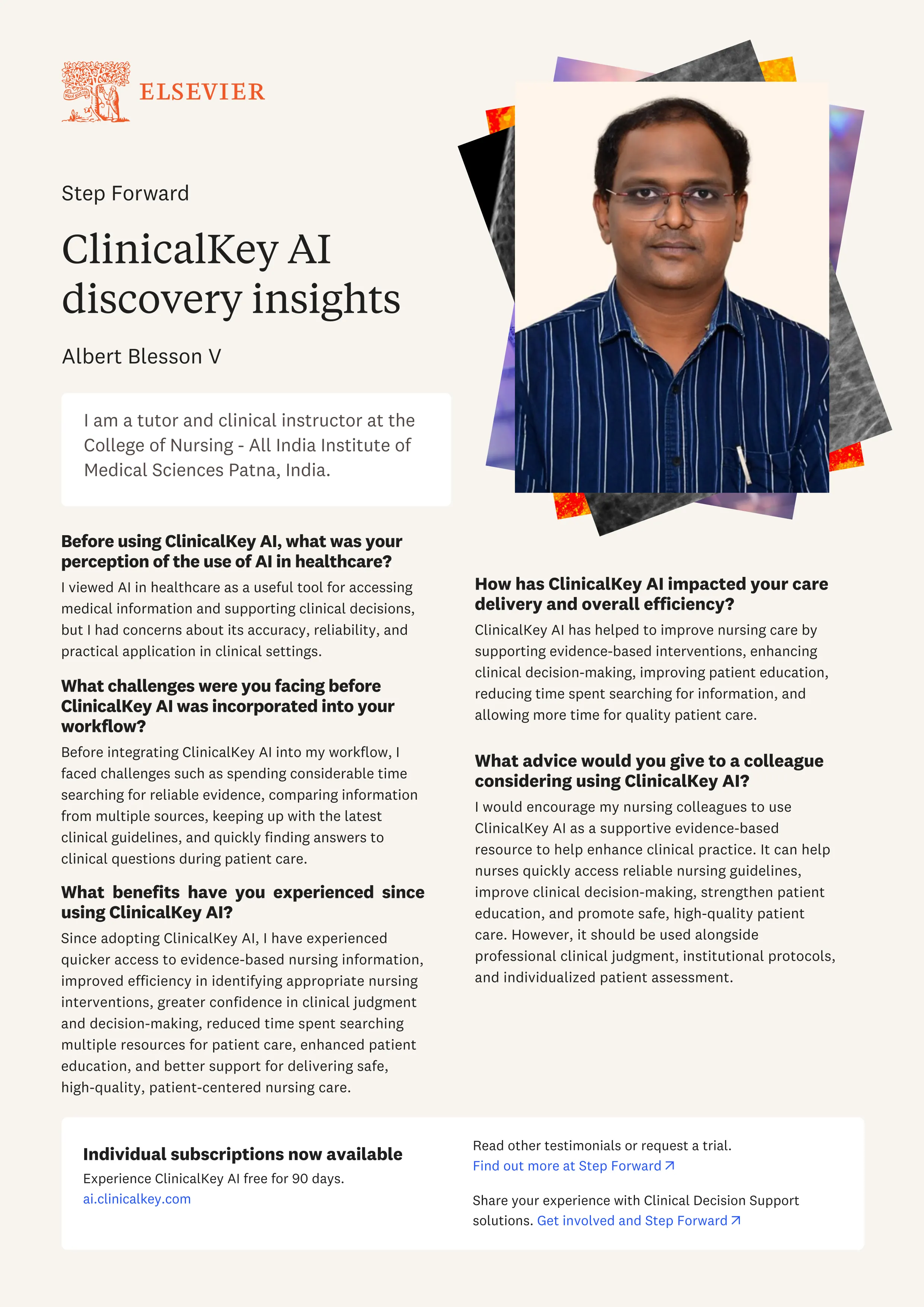 ClinicalKey AI Discovery Insights: Albert Blesson V 