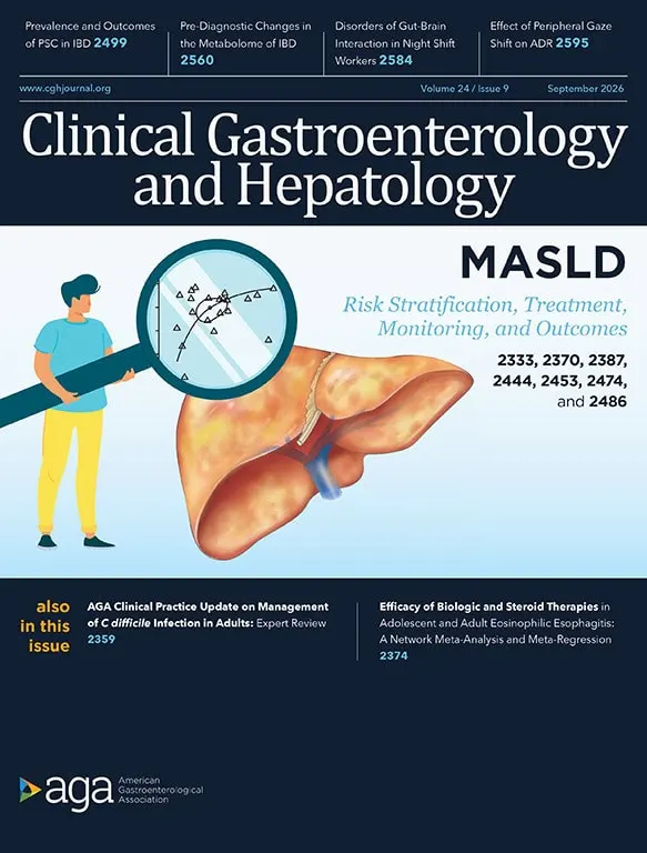 Clinical Gastroenterology and Hepatology cover