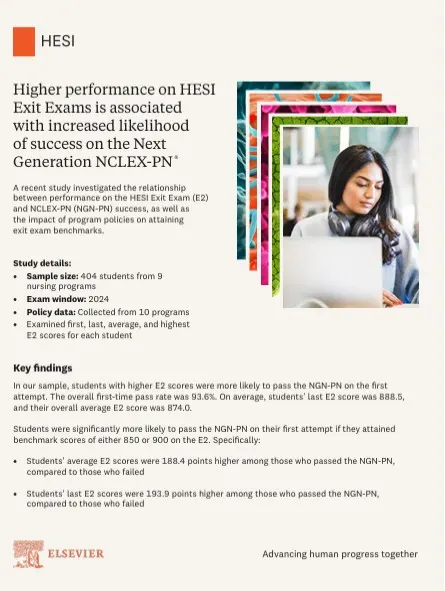 HESI PN Validity Study Synopsis cover image