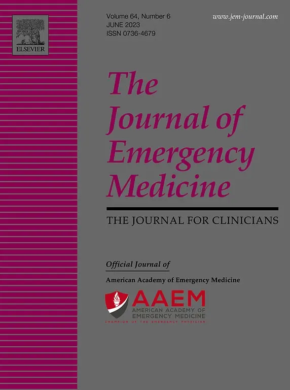 Journal of Emergency Medicine cover