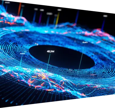 Abstract data flow background
