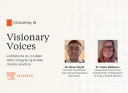 What limitations should healthcare professionals consider when integrating AI into clinical practice? 