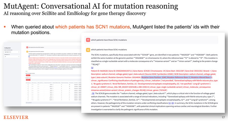 Slide of MutAgent: Conversational AI for mutation reasoning
