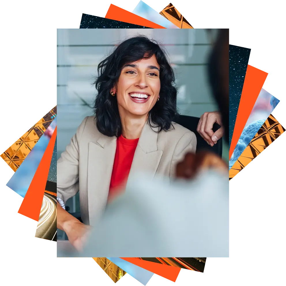 People during a business meeting