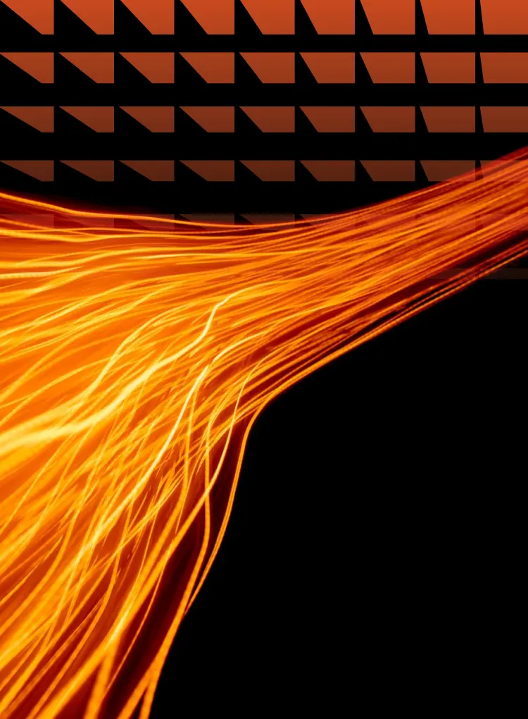 Abstract fire and light trails and effects