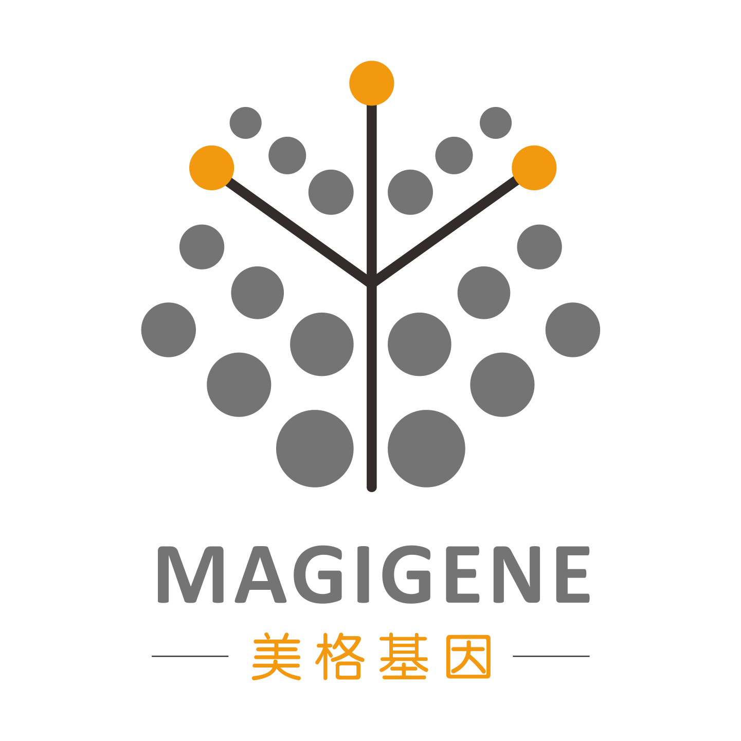 美格 logo（竖）