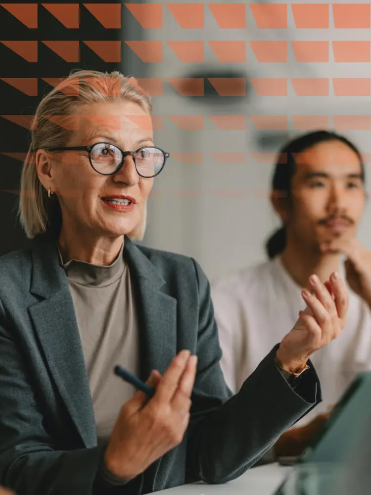 Diverse Group of Professionals in a Business Meeting at Bright Office