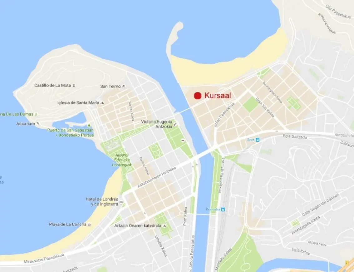 Accommodation - Conference venue Map