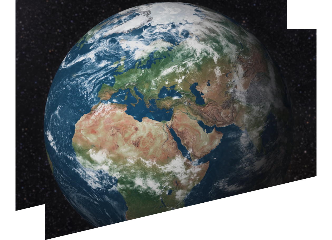 View of Earth from space