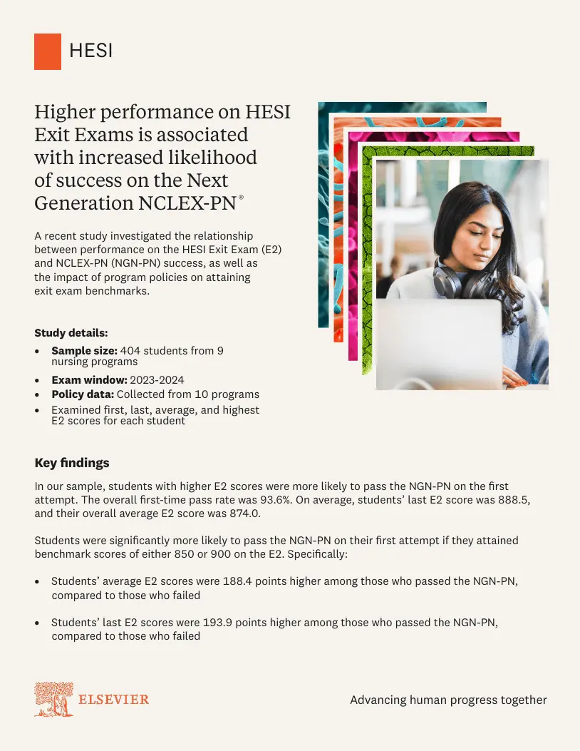 HESI PN Validity Study Synopsis