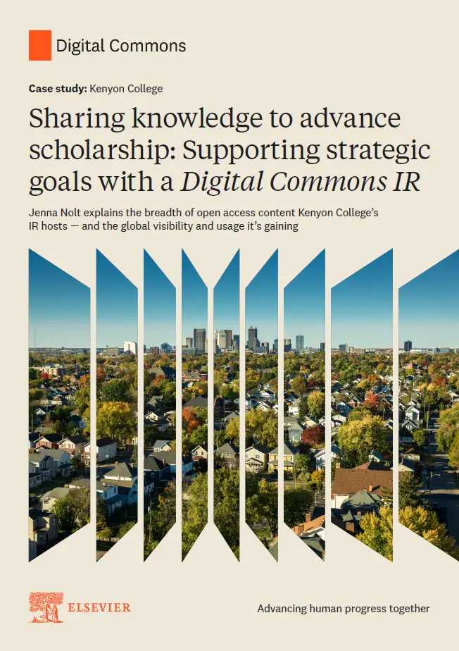 Digital Commons case study- Kenyon College, USA cover