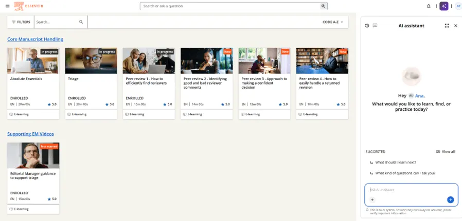 Supporting our editors with an updated training program screenshot