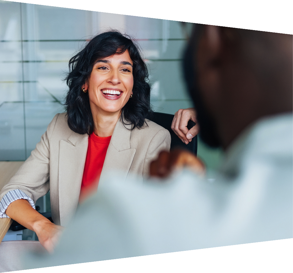 Public Relations Business woman smiling 