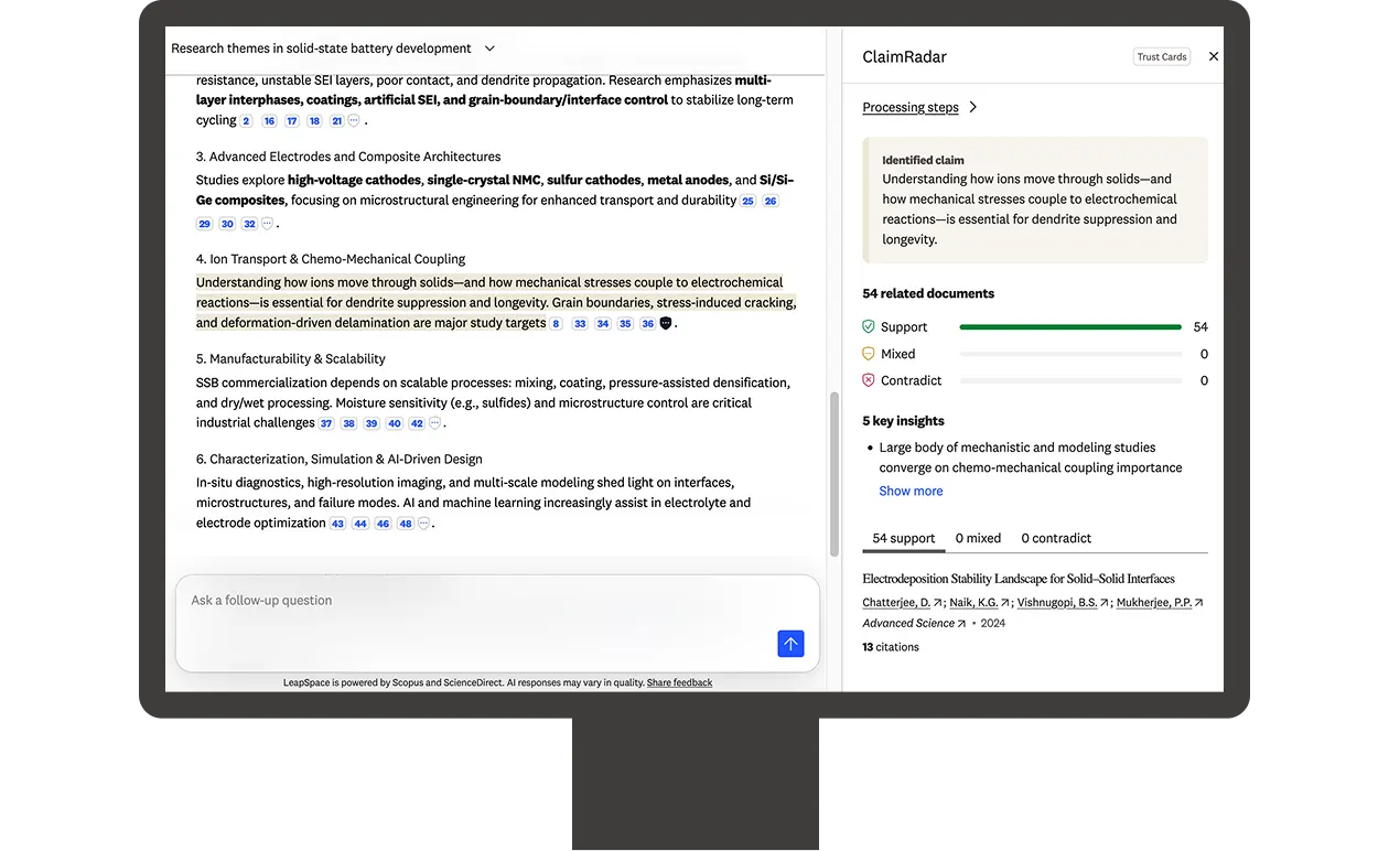 LeapSpace Claim Radar screenshot