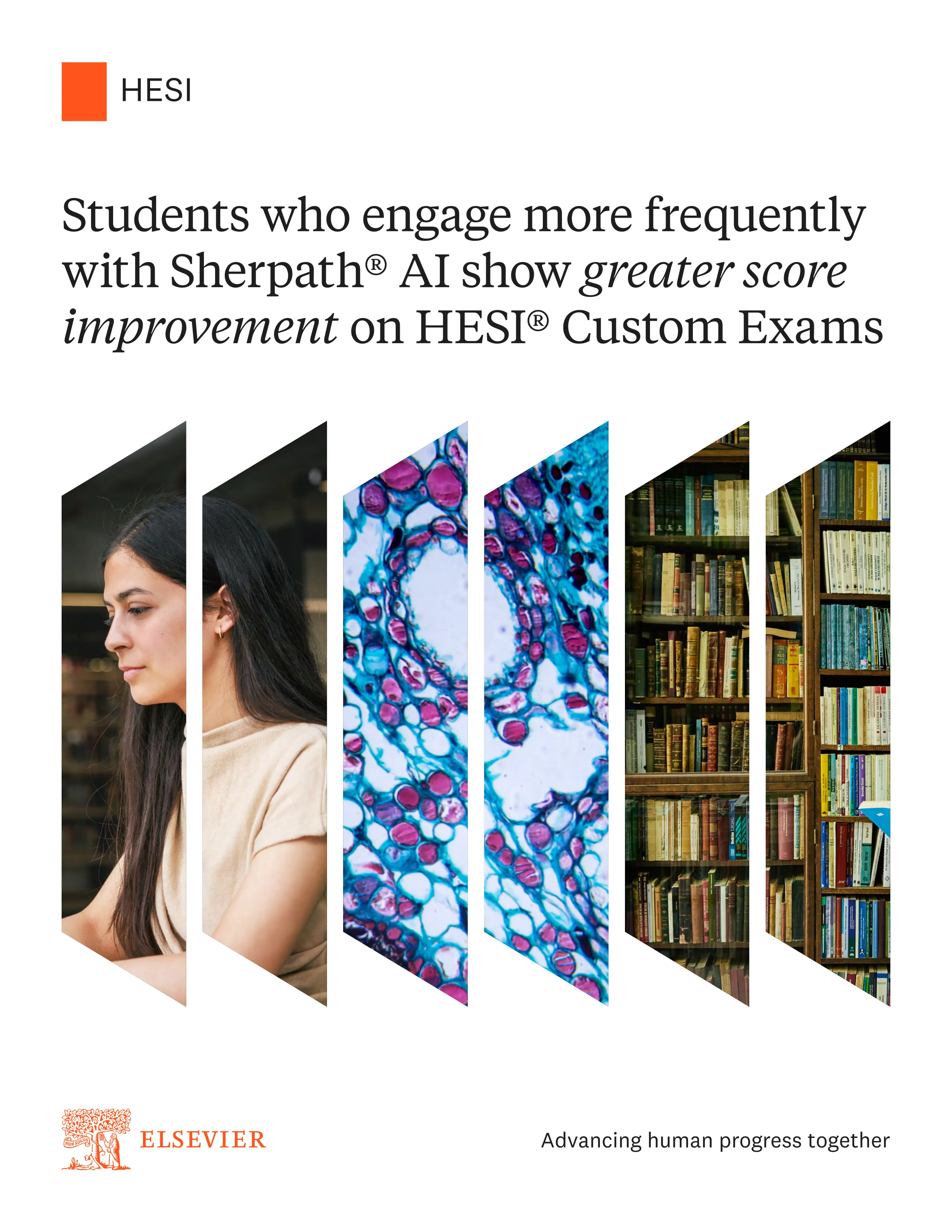 Students who engage more frequently with Sherpath® AI show greater score improvement on HESI® Custom Exams