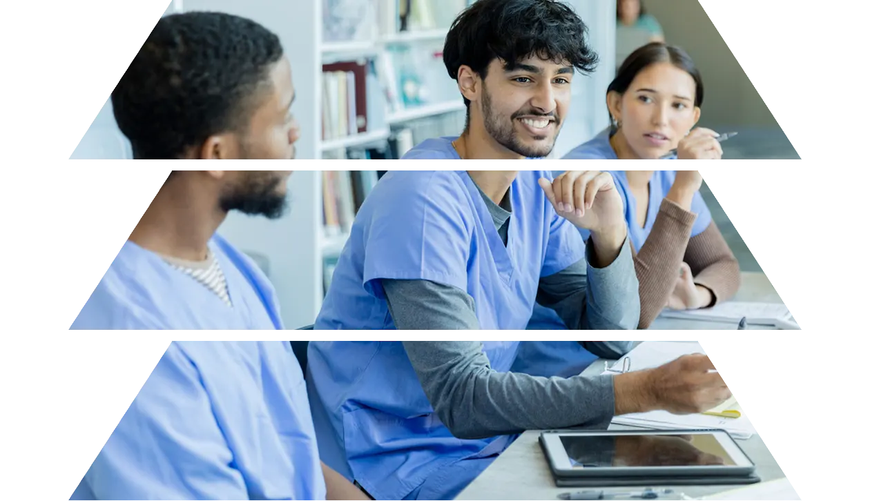 Diverse students in lecture hall