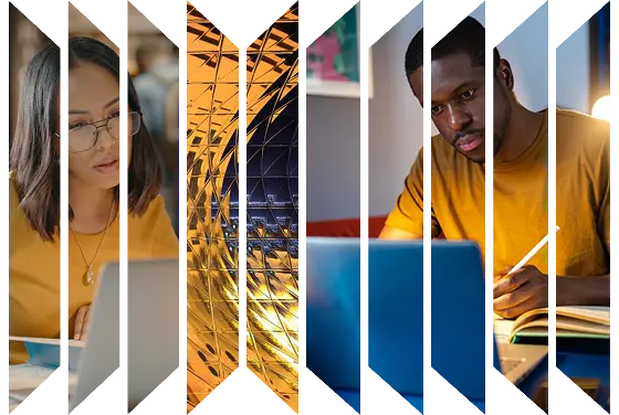 Colourful accordion of various images