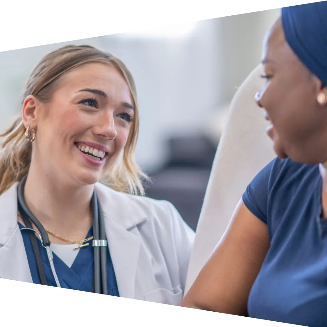 physician and patient