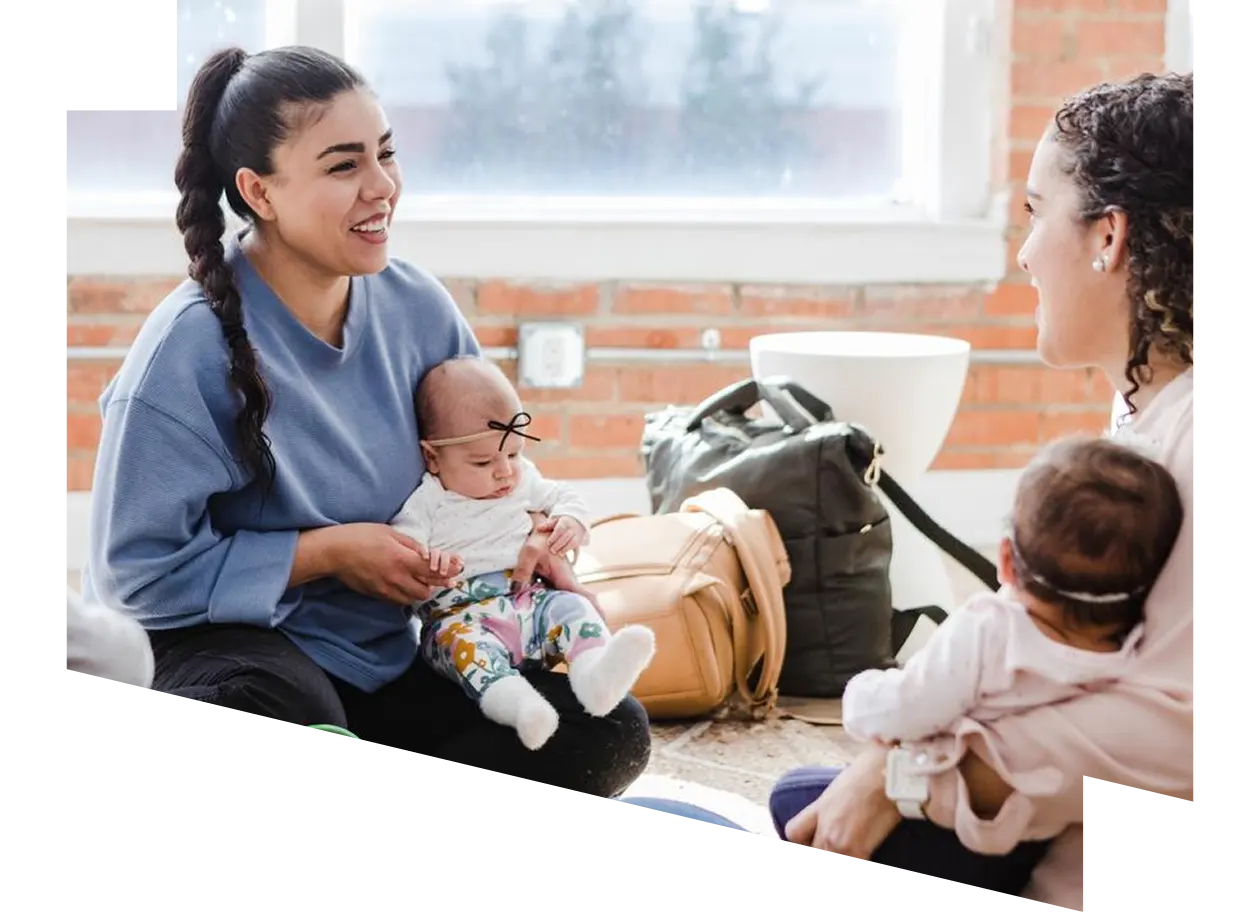 Parents with their baby