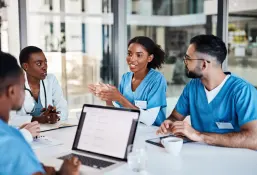 Teamwork that has a positive effect on patients