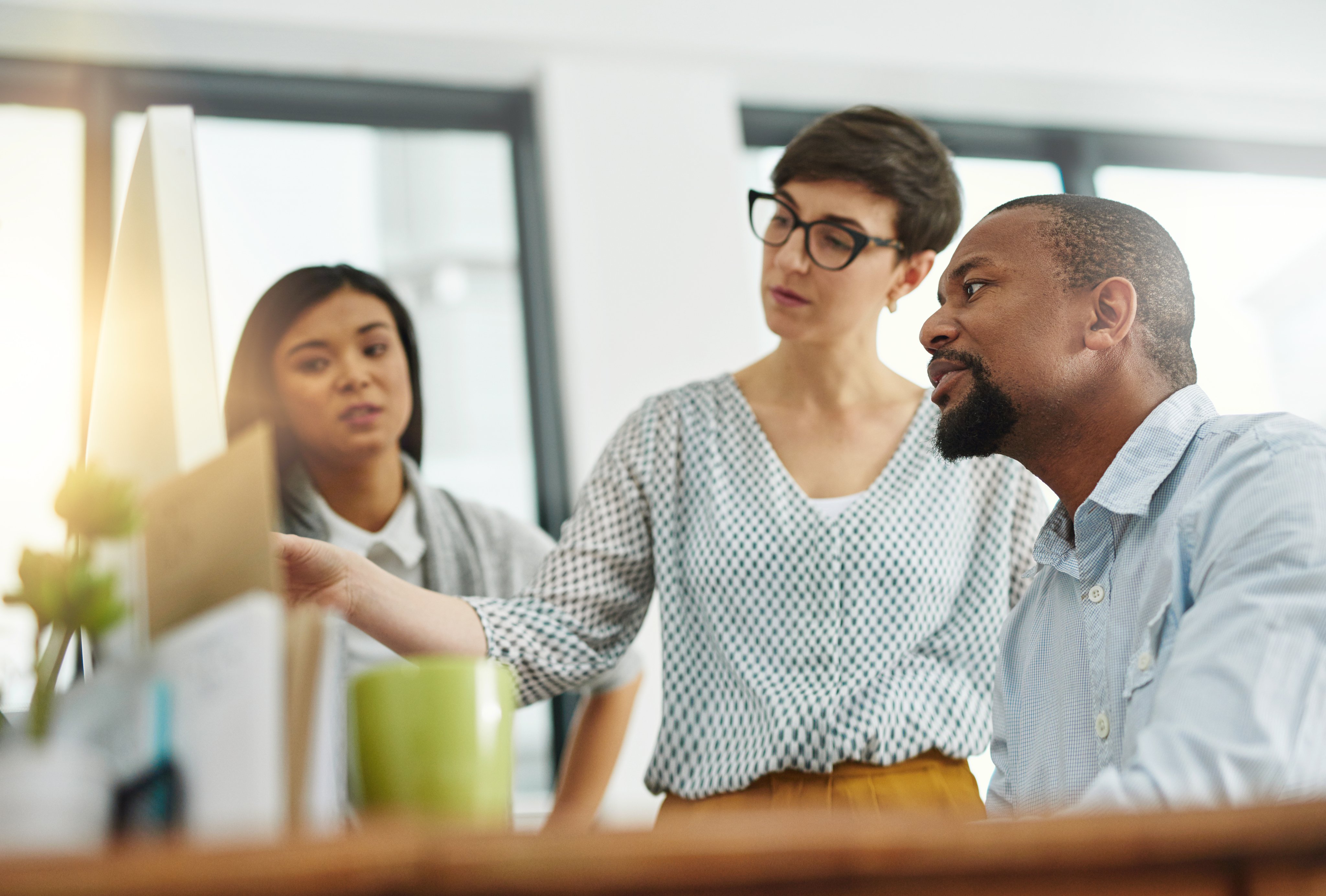 Giving him some constructive criticism