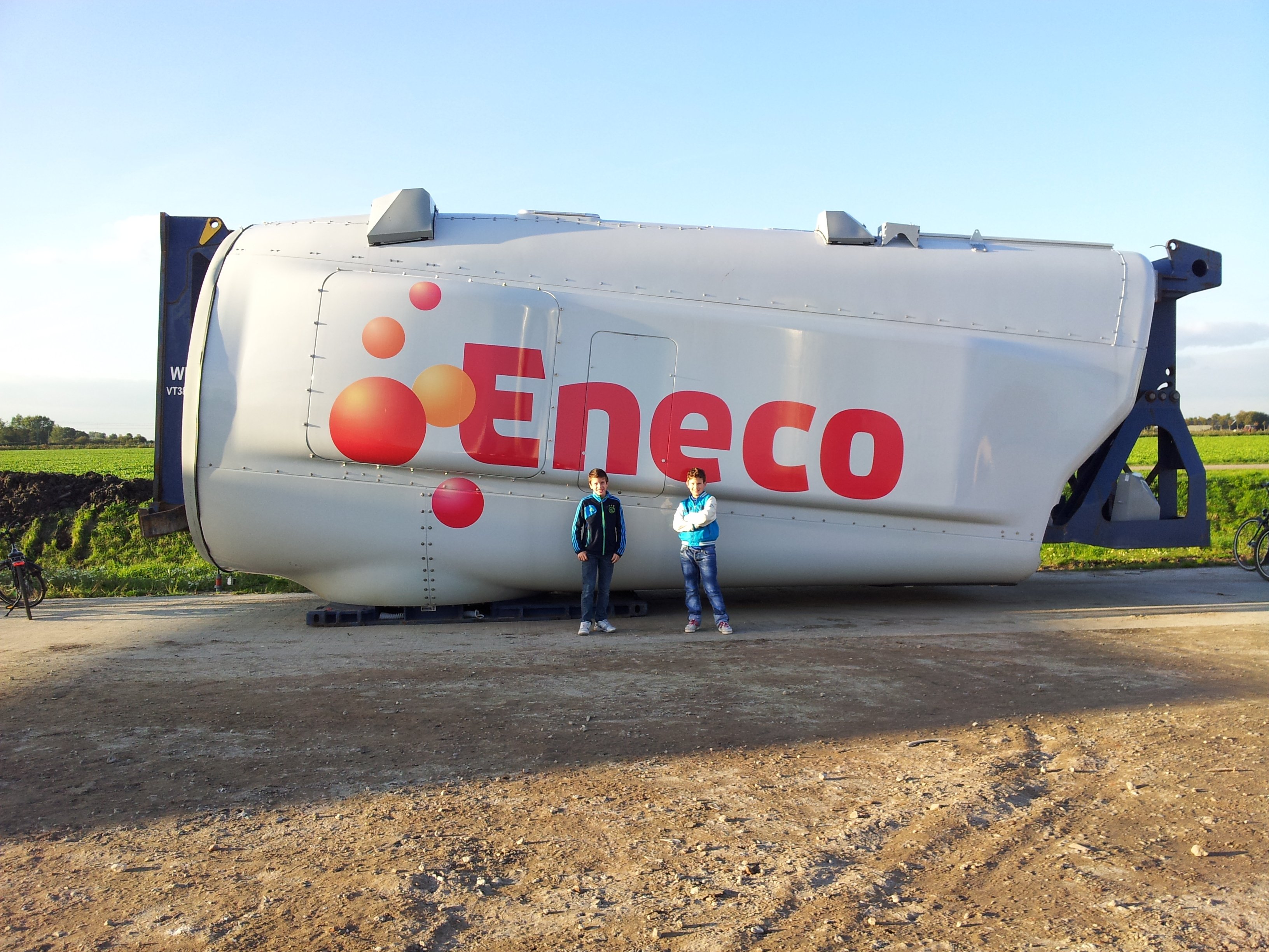 Bouw van het windpark Hoevensche Beemden