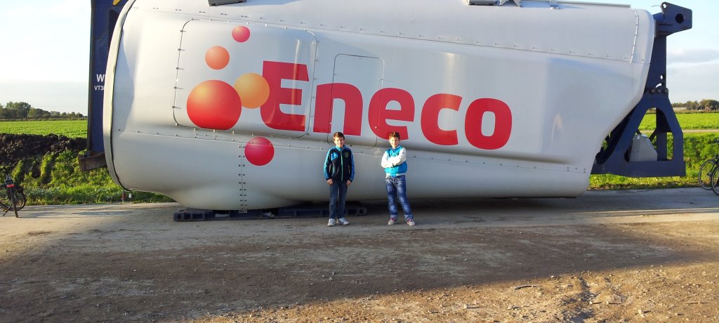 Bouw van het windpark Hoevensche Beemden