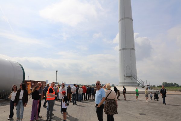 Kijkje bij de Bouw windpark ZE-BRA