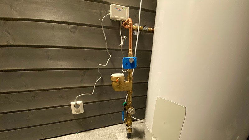 Lekkasjestopper bak varmtvannsbereder