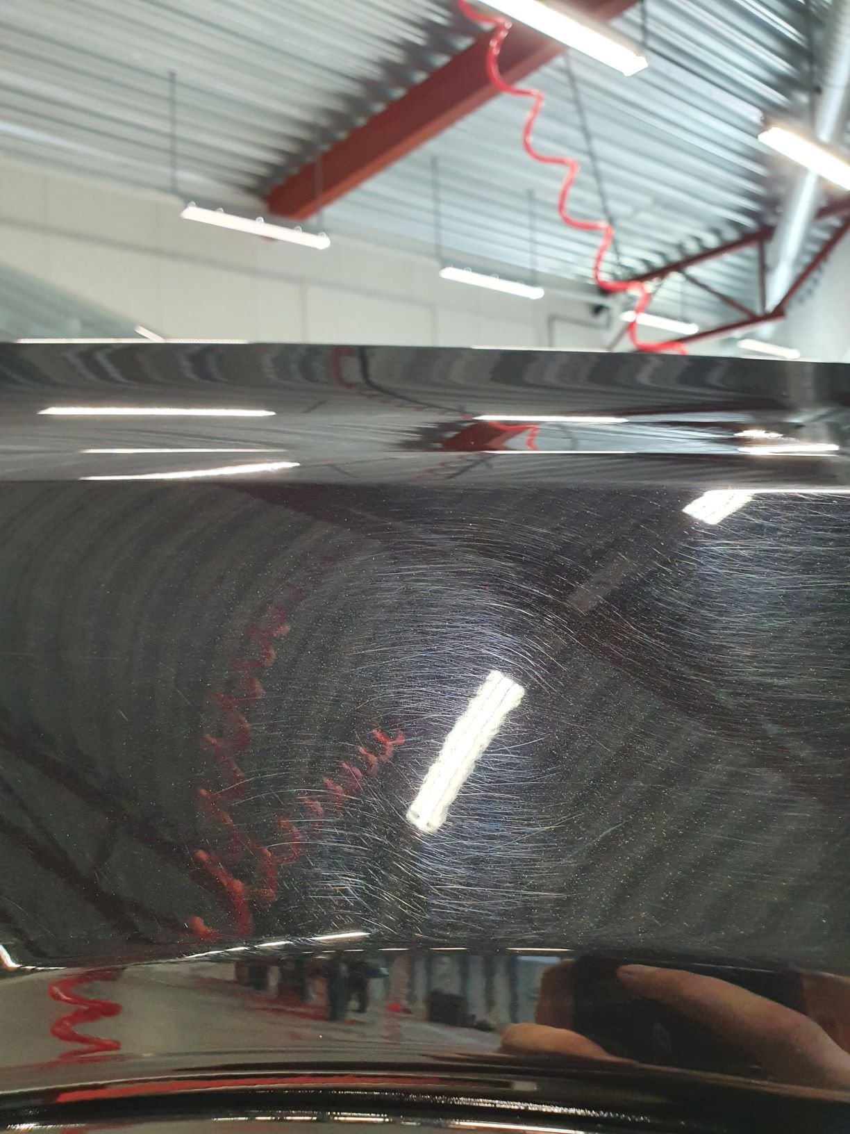 Vaskeriper etter to maskinvask med børste