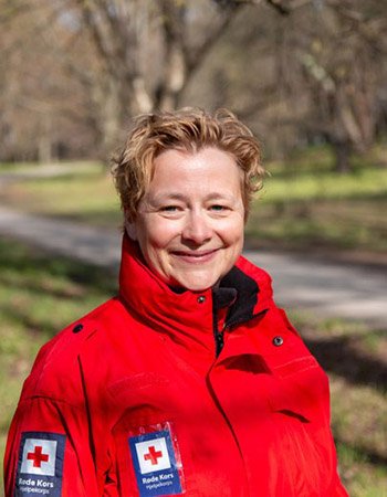 Kjersti Løvik, leder i landsrådet for Røde Kors Hjelpekorps