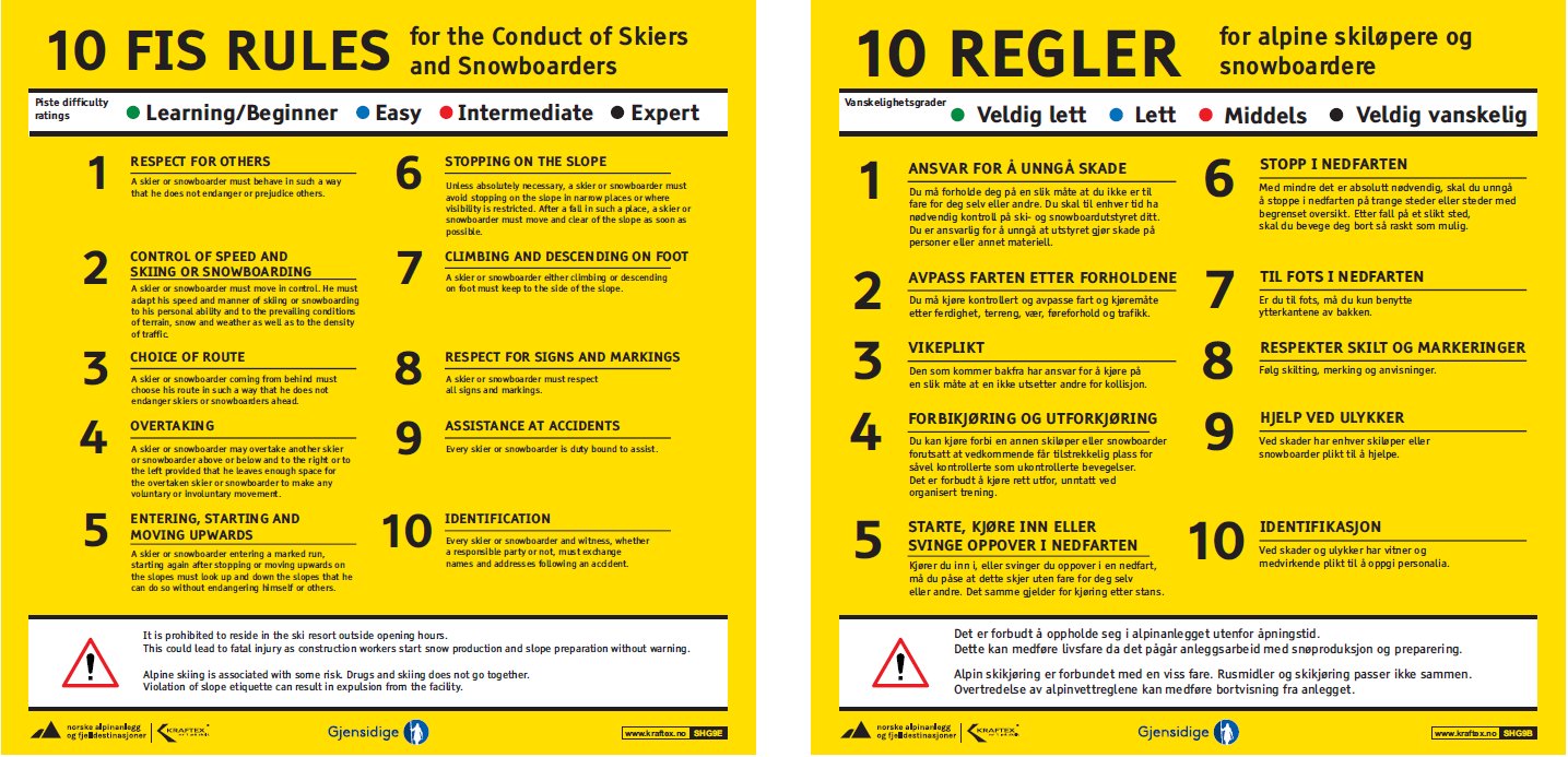 Video om alpinvettreglene