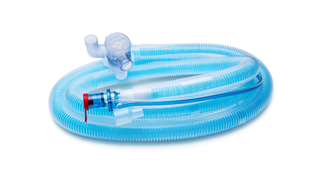 Preassembled breathing circuit sets