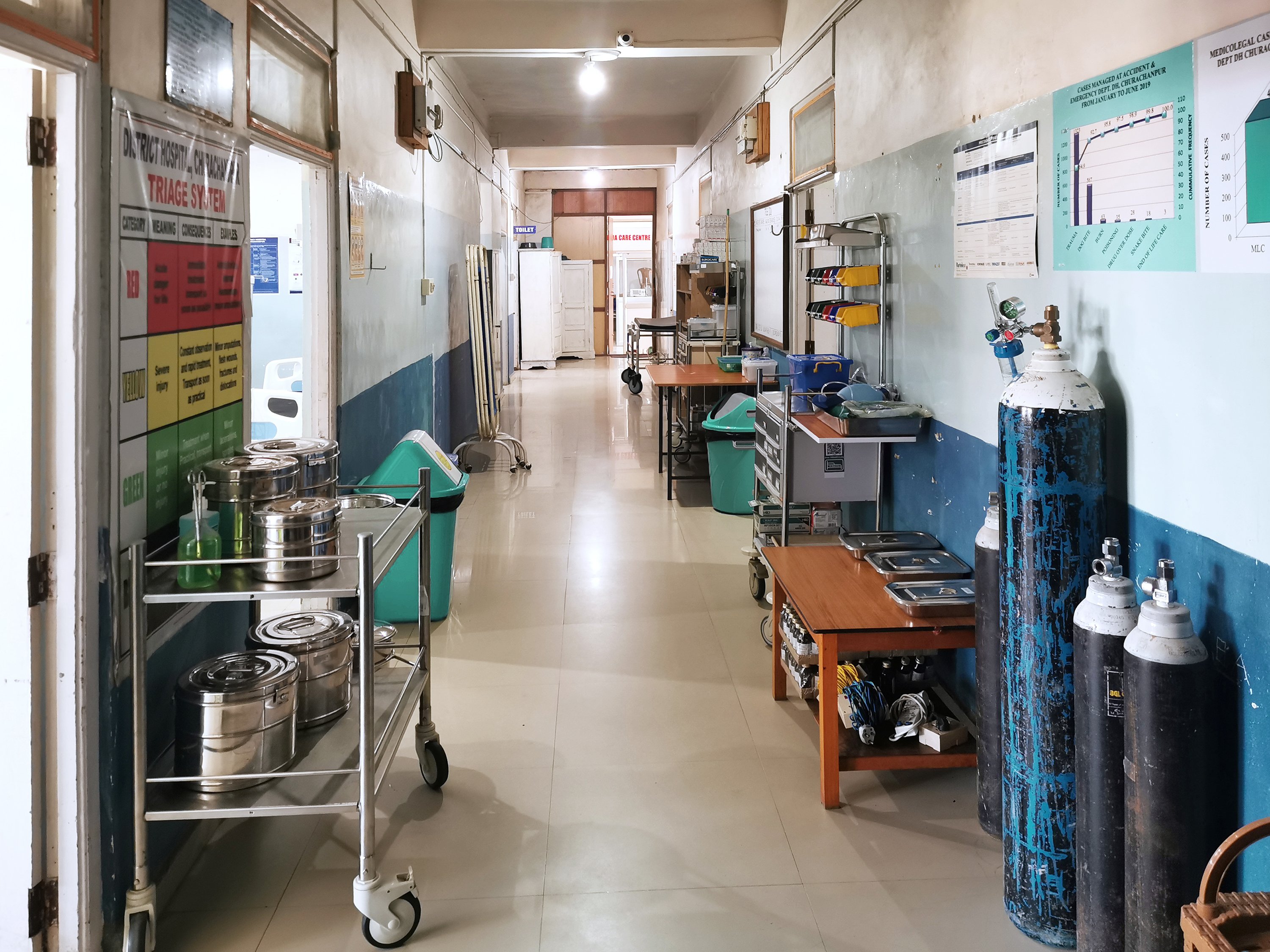 Einblick in ein Krankenhaus in Manipur