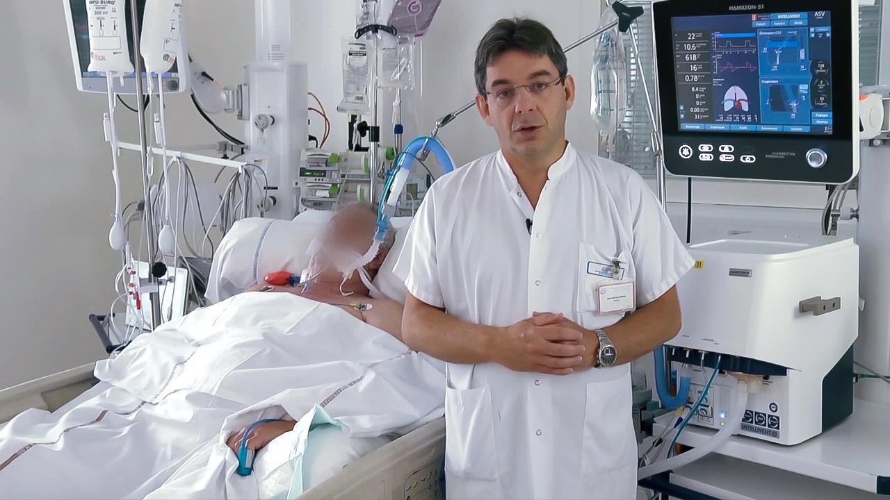Dr. Jean-Michel Arnal, Oberarzt der Intensivmedizin
