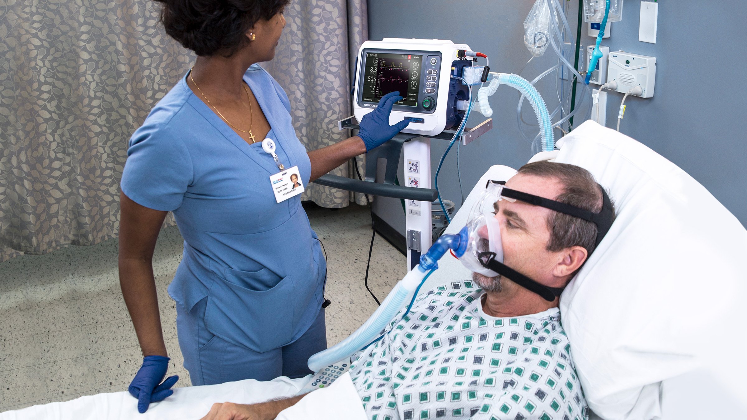 The HAMILTON-C1 is the complete solution for noninvasive ventilation (NIV), offering also all related consumables and accessories. 🛈 For more information, a free demo with our specialists or a callback: https://www.hamilton-medical.com/HAMI... 🕘 Contents of this video: 00:00 - The clear-cut solution for your NIV challenges 00:06 - All-in-one device for invasive and noninvasive ventilation, and HFNC 00:13 - Switch therapy by simply changing the patient interface and ventilation mode 00:34 - The HAMILTON-H900 humidifier synchronizes with the ventilation mode 00:43: The complete package with all consumables for NIV and HFNC ____________________________________________ 🏁 You need it, we have it. Noninvasive ventilation with the HAMILTON‑C1 👉🏻 All‑in‑one. The complete system solution for noninvasive ventilation The HAMILTON‑C1 ventilator provides high‑performance ventilation support ‑ from invasive and noninvasive modes through to high flow nasal cannula therapy* for neonates to adults. Switch between invasive or noninvasive ventilation (NIV) and high flow nasal cannula therapy (HFNC) just by changing the ventilation mode and the patient interface. There is no need to change the device or even the breathing circuit. This helps to save time, reduce your team's workload, the complexity of device training, and your consumables cost. 👉🏻 For mask‑wearers. High-performance noninvasive ventilation The noninvasive ventilation modes on the HAMILTON‑C1 deliver pressure‑supported, flow‑cycled spontaneous breaths (NIV and NIV‑ST mode) and pressure‑controlled, time‑cycled mandatory breaths (NIV‑ST). With peak inspiratory flows of up to 260 l/min, the HAMILTON‑C1 can meet your patient’s demands and guarantee optimal performance, even with large leaks. 👉🏻 For O2 fanatics. High flow nasal cannula therapy High flow nasal cannula therapy with flow rates of 2 to 100 l/min for adult patients is available as an option on the HAMILTON‑C1. In just a few steps, you can change the interface and use the same device and breathing circuit to accommodate your patient’s therapy needs. 👉🏻 For the little ones. Noninvasive modes for neonates A variety of neonatal ventilation modes help support the baby according to its condition and needs. nCPAP / nCPAP‑PS: With the nCPAP mode, the patient is supported with a continuous positive airway pressure. In our flow‑controlled devices, the desired CPAP value is set via the respiratory gas flow. The LeakAssist function can be activated to compensate for any leakage that occurs, e.g., through the mouth or at the nose. A predefined pressure can then be targeted with additional respiratory gas flow. High flow nasal cannula therapy: For neonatal patients, the HAMILTON‑C1 offers flow rates of 2 to 30 l/min. 👉🏻In sync. Adaptation to airway leaks With IntelliTrig, the HAMILTON‑C1 provides leakage compensation during the full breath cycle to increase patient‑ventilator synchrony and reduce the risk of auto triggering. IntelliTrig identifies the leak by measuring the flow at the airway opening, and uses this data to automatically adjust the gas delivery while remaining responsive to the set inspiratory and expiratory trigger sensitivity. So there is no need for trigger adjustments, even in the presence of high leakage or patient status change. 👉🏻 Remote access. Humidifier controls and status With the ventilator connectivity option, you can control the humidifier from the HAMILTON‑C1 display. All the controls, monitoring parameters, and alarms are available, and you can set them as needed on the ventilator’s display. With the connectivity option, the humidifier can automatically select the humidification mode (invasive, noninvasive, or high flow nasal cannula therapy) based on the selected ventilation or therapy mode. 👉🏻 Consumables for NIV We offer the complete package of consumables for NIV and HFNC. 👉🏻 Customer voices 