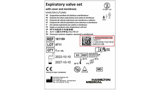 Etichetta con codice QR e codice GTIN