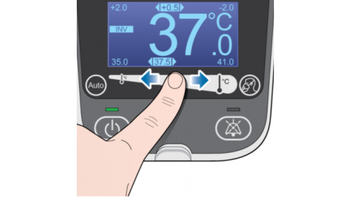 Grafische Darstellung: Display des HAMILTON-H900