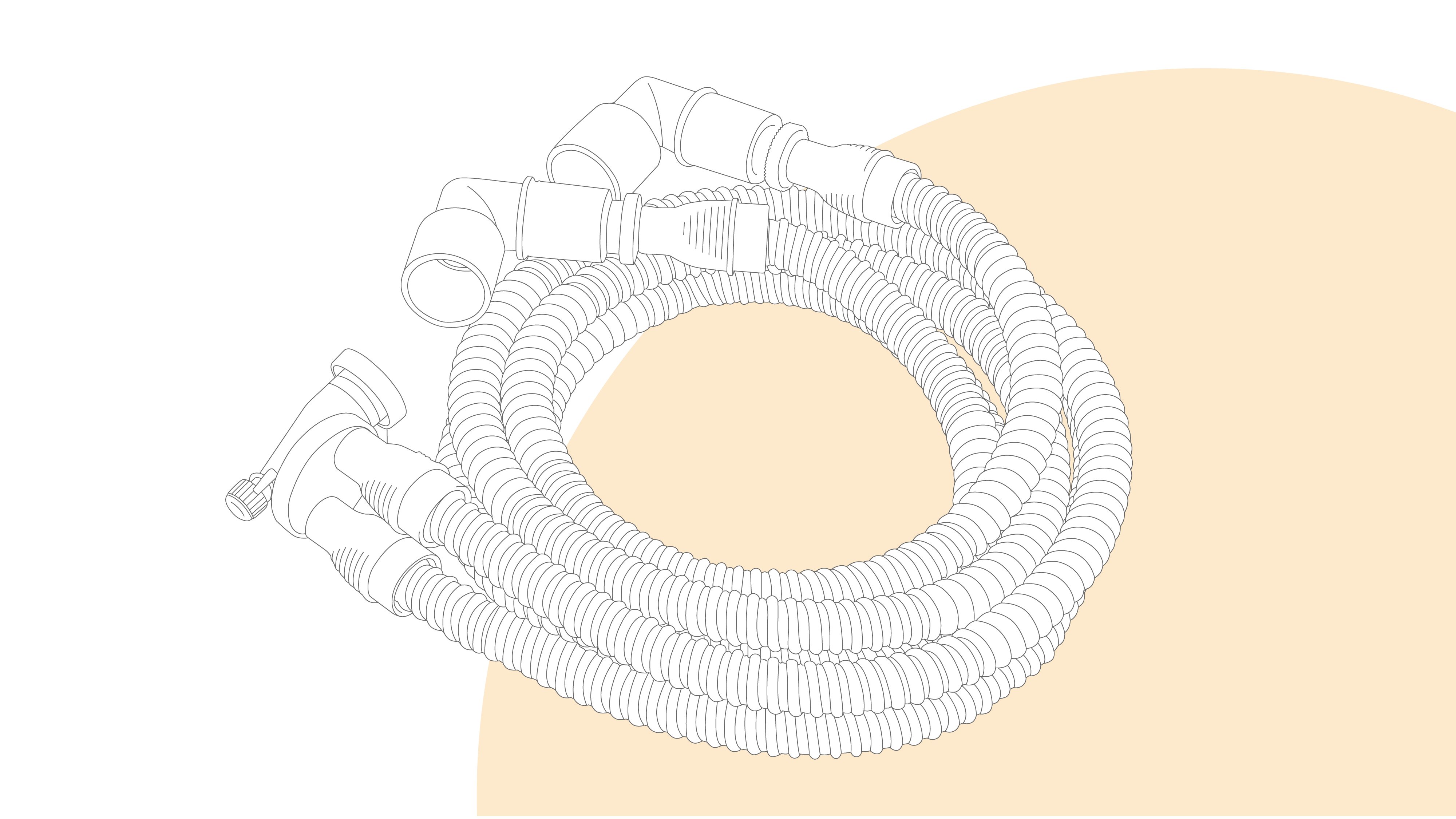 Hamilton Tube Insert Tube Set 1207 | Hamilton Medical