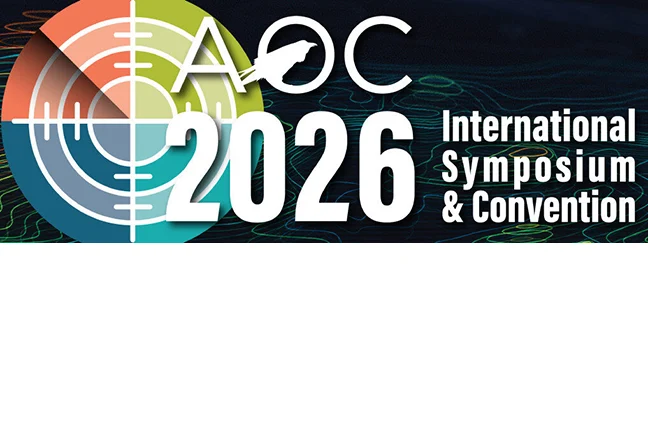 AOC 2026 logo stating "International Symposium & Convention" AOC 2026 logo stating "International Symposium & Convention"