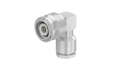 COAXIAL CONNECTOR, TNC, 75 Ohm, Right angle cable plug (male)