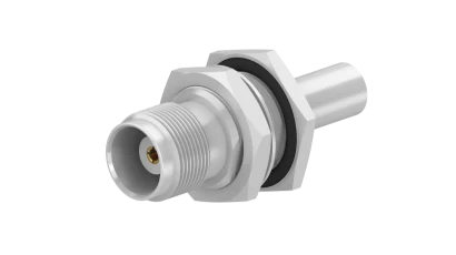 COAXIAL CONNECTOR, TNC, 50 Ohm, Straight bulkhead cable jack (female)